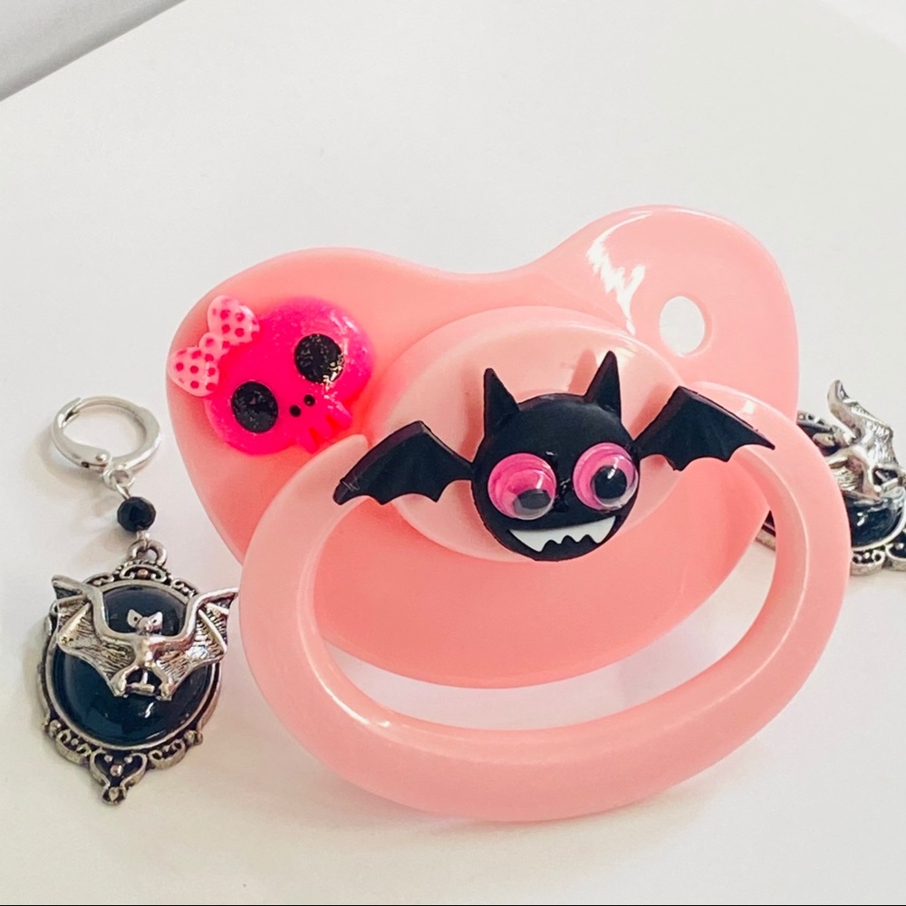 Custom Adult Pacifier and Earring Set